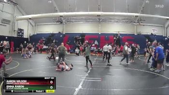 Round 5 - Emma Rabon, KC Elite Training Center vs Aaron Wilson, Knights Youth Wrestling