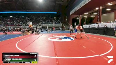 3A-195 lbs Semifinal - Carter Archuleta, Douglas vs Nathan Harper, Worland