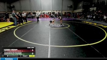 132 lbs 3rd Wb (16 Team) - Gwendolyn Musser, Lewisville Flower Mound (Girls) vs Audrey Brown, San Antonio Churchill (Girls)