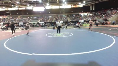 106 lbs Champ. Round 1 - Ryker Andreason, Owyhee vs Jeratt Robinson, Minico