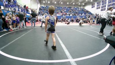 60 lbs Consi Of 4 - Harvey LaForest, Bridge Creek Youth Wrestling vs Ryker Williams, Harrah Little League Wrestling