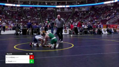 127 lbs Round Of 16 - Don Lindsey, Central Valley vs Jackson Rush, West Perry