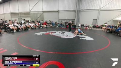 106 lbs Placement Matches (16 Team) - Ezekiel Witt, Kansas Blue vs Kole Davidheiser, Pennsylvania