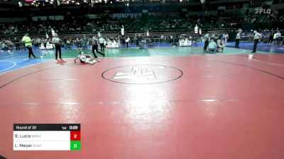 98 lbs Round Of 32 - Brandon Lucia, Washington Twp vs Landon Meyer, Shore Thing WC