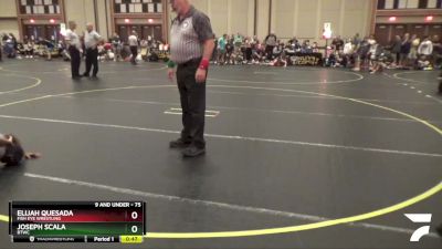 75 lbs Quarterfinal - Joseph Scala, BTWC vs Elijah Quesada, Fish Eye Wrestling