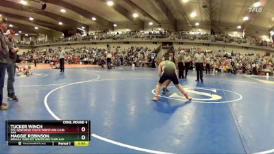 135 lbs Cons. Round 4 - Maggie Robinson, Nevada Tiger Pit Wrestling Club-AAA vs Tucker Winch, Ste. Genevieve Youth Wrestling Club-AAA