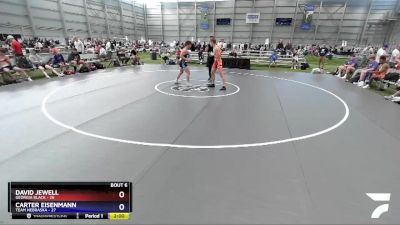 152 lbs Round 2 (8 Team) - David Jewell, Georgia BLACK vs Carter Eisenmann, Team Nebraska