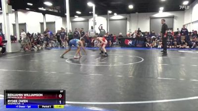 97 lbs Quarterfinals (8 Team) - Benjamin Williamson, Michigan Blue vs Ryder Owen, Washington