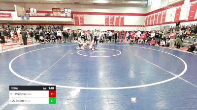 113 lbs Round Of 16 - Ian Prebble, Hingham vs Aidan Baum, Milford