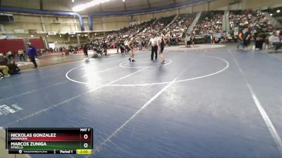 2A 132 lbs Quarterfinal - Nickolas Gonzalez, Grandview vs Marcos Zuniga, Othello