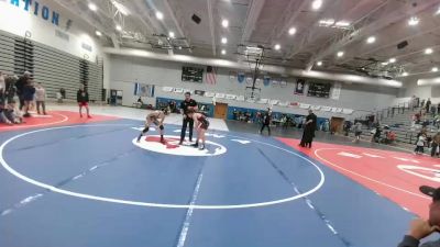 130 lbs 2nd Place Match - Abel Halsey, Wyoming Unattached vs Gabe Grant, Cody Wrestling Club