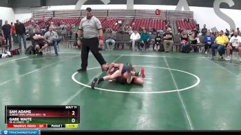 80 lbs Round 3 (8 Team) - Gabe Waite, PA Alliance vs Sam Adams, Junior Terps Xpress (MY)