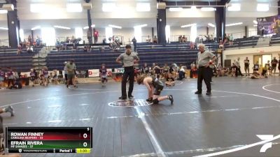 115 lbs Round 4 (6 Team) - EFRAIN RIVERA, MF Savages vs Rowan Finney, Carolina Reapers