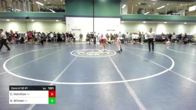 150 lbs Consi Of 32 #1 - Cody Hamilton, PA vs Bailey Wilman, NC