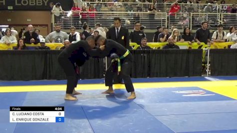 CLEBER LUCIANO COSTA vs LEONARDO ENRIQUE GONZALEZ MENDIE 2024 Pan Jiu Jitsu IBJJF Championship