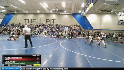 112 lbs Quarterfinal - Maddax Hacking, Uintah vs Levi Jones, Sanderson Wrestling Academy