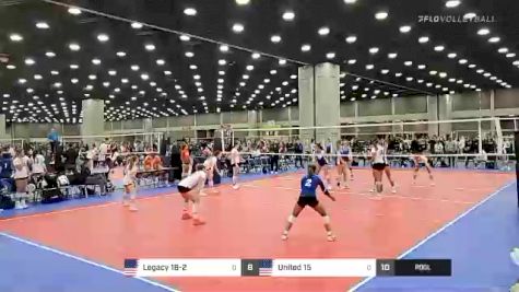 Legacy 18-2 vs United 15 - 2022 JVA World Challenge presented by Nike - Expo Only