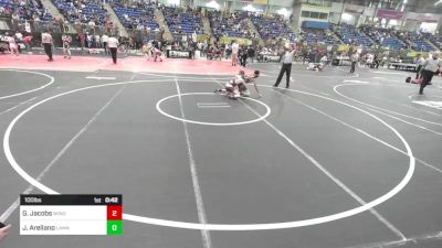 100 lbs Consi Of 16 #1 - Grayson Jacobs, Windsor Middle School vs Josh Arellano, Lamar Middle School