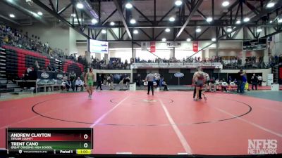 120 lbs Cons. Round 1 - Andrew Clayton, Taylor County vs Trent Cano, Great Crossing High School