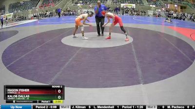 134 lbs Round 2 (4 Team) - Kalob Dallas, Yamhill-Carlton vs Mason Fisher, Coquille