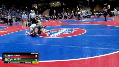 7A-165 lbs Semifinal - Elijah Castillo, Lambert vs Grayson Santee, Buford HS