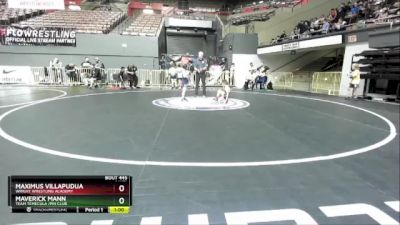 53 lbs Cons. Round 3 - Maximus Villapudua, Wright Wrestling Academy vs Maverick Mann, Team Temecula /Pin Club