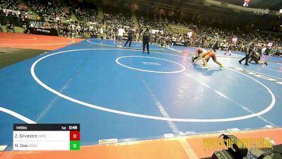 145 lbs Consi Of 8 #1 - Zion Silvestre, Harvey Twisters vs Nolan Dao, Big Game WC