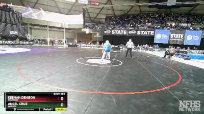 1B/2B 132 3rd Place Match - Keenan Denison, Tonasket vs Angel Cruz, Warden