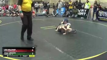 40 lbs Round 2 (4 Team) - Cole Urioste, Cardiac Kids vs JAX HALLIHAN, Elite Athletic Club