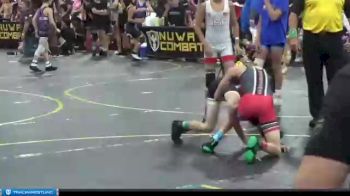 72 lbs Round 1 (6 Team) - Jake Munsterman, American Gladiators-Red vs Kotlon Hartmen, Steel Valley