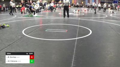 55 lbs Round Of 32 - Brantley Dunlap, Fort LeBoeuf vs Mason Falcone, Upper Merion