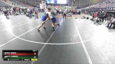 285 lbs Quarterfinal - Brett Carroll, KS vs Wyatt Smith, IA