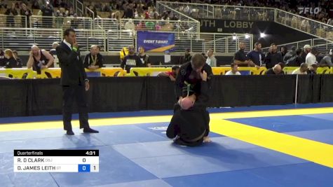 ROBERT D CLARK vs DANIEL JAMES LEITH 2024 Pan Jiu Jitsu IBJJF Championship