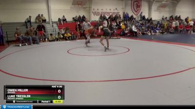 132 lbs Cons. Round 4 - Luke Tressler, Pagosa Springs vs Owen Miller, Hayden