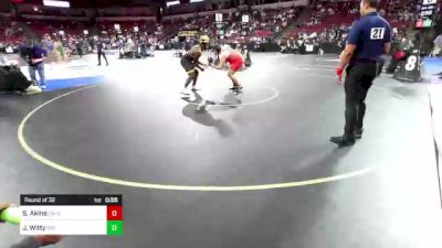 285 lbs Round Of 32 - Silas Akins, Centennial (CS) vs Jerry Witty, San Pedro (LA)