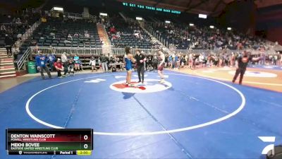 220 lbs Round 1 - Denton Wainscott, Powell Wrestling Club vs Mekhi Bovee, Eastside United Wrestling Club