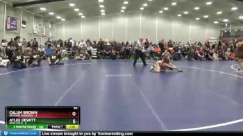 90 lbs Round 5 (6 Team) - Calum Brown, Missouri Avengers vs Atlee Dewitt, Iowa Gold