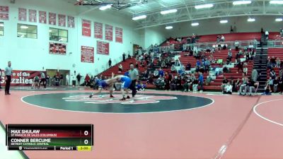 215 lbs 1st Place Match - Conner Bercume, Detroit Catholic Central vs Max Shulaw, St Francis De Sales (Columbus)