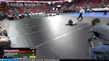 D2-106 lbs Cons. Semi - Wyatt Magolski, New London vs Hunter Heller, Chilton/Hilbert