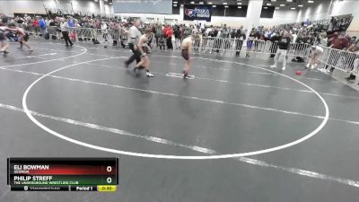 100 lbs Cons. Round 3 - Eli Bowman, Georgia vs Philip Streff, The Underground Wrestling Club