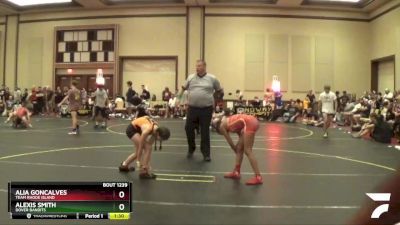 100 lbs Cons. Semi - Alia Goncalves, Team Rhode Island vs Alexis Smith, Dover Bandits