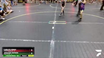 52 lbs Round 4 (6 Team) - Spencer Matson, SWAT Black vs Carlito Perez, Ragin Raisins WC