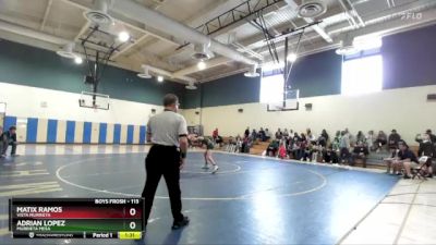 113 lbs Semifinal - Matix Ramos, Vista Murrieta vs Adrian Lopez, Murrieta Mesa