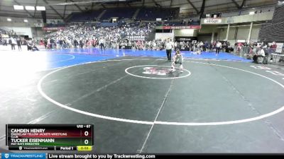 67 lbs Champ. Round 1 - Tucker Eisenmann, Mat Rats Rebooted vs Camden Henry, Enumclaw Yellow Jackets Wrestling Club