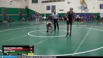 126 lbs Champ. Round 1 - Oscar Torres-Cerpas, Forest Grove vs Brady Froyd, Canby