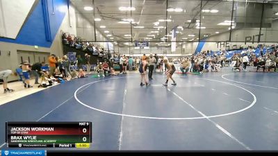 92 lbs Cons. Round 5 - Jackson Workman, Top Of Utah vs Brax Wylie, Sanderson Wrestling Academy