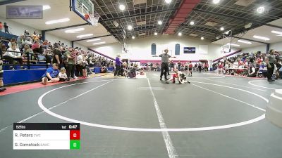 52 lbs Semifinal - Ryland Peters, Claremore Wrestling Club vs Greyson Comstock, Broken Arrow Wrestling Club