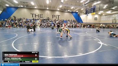 135 lbs Round 1 - Ben Freeman, South Summit Wrestling Club vs Vitaly Smoglyuk, Bonneville Wrestling Club