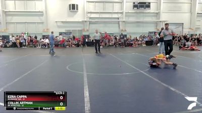 72 lbs Round 3 (6 Team) - Collin Artman, 84 Athletes vs Ezra Cappa, Glasgow WA