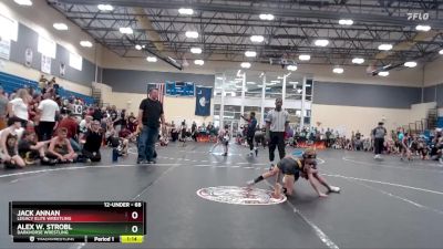 68 lbs Cons. Semi - Alex W. Strobl, Darkhorse Wrestling vs Jack Annan, Legacy Elite Wrestling